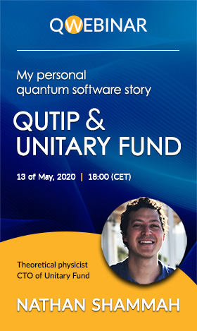 QWebinar: My personal quantum software story: QuTiP and Unitary Fund by Nathan Shammah